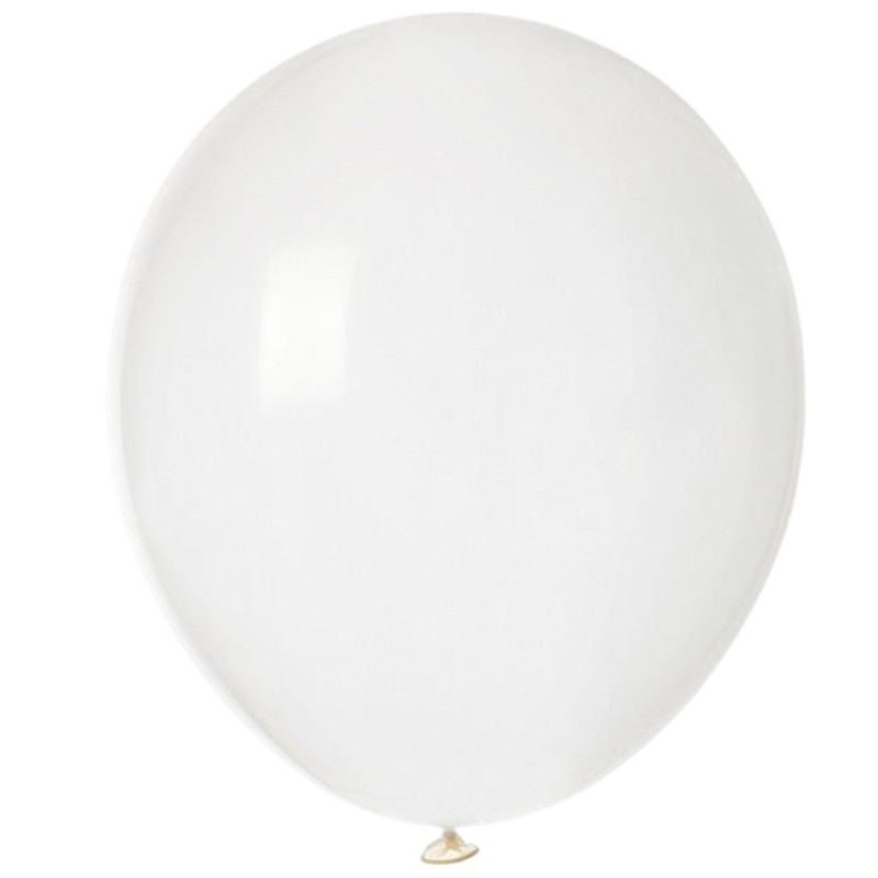 Lateksowe okrągłe przezroczyste Balony 18" Stuff, bez nadruku / 25 szt.