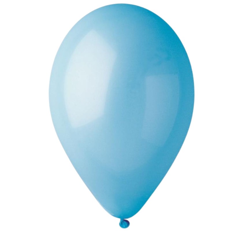 Lateksowe klasyczne Balony Premium błękitne, 10"/ 10 szt.