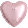 Balon foliowy różowy w kształcie "serca" metalic, 14"- 35 cm / 5 szt.