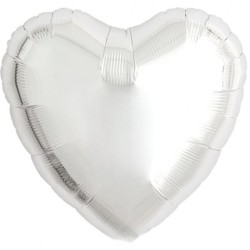 Balon foliowy srebrny w...