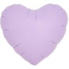 Balon foliowy fioletowy w kształcie "serca", 14"- 35 cm / 5 szt