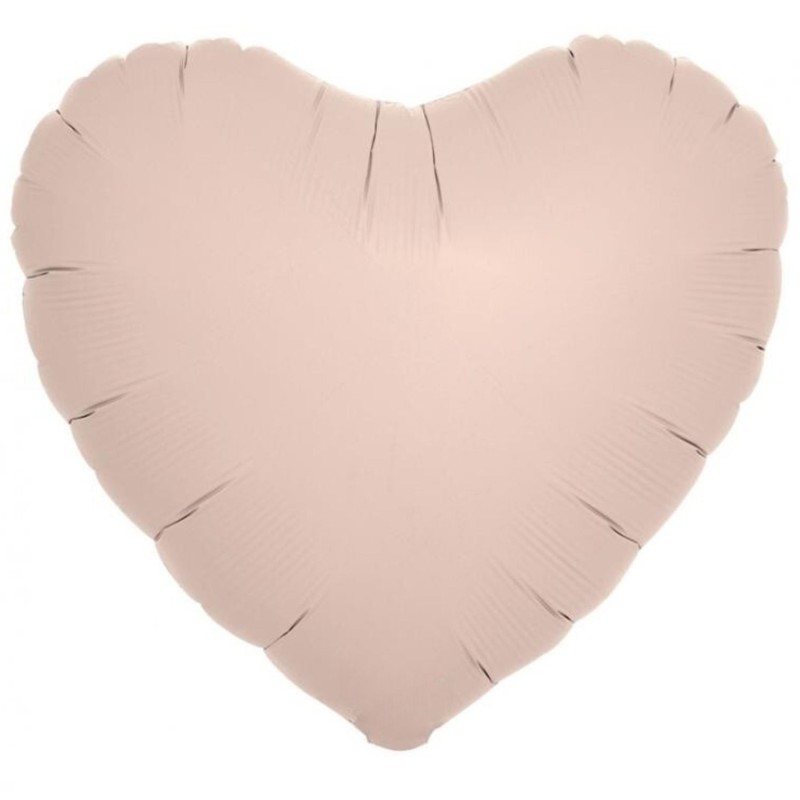 Balon foliowy różowy w kształcie "serca", 14"- 35 cm / 5 szt