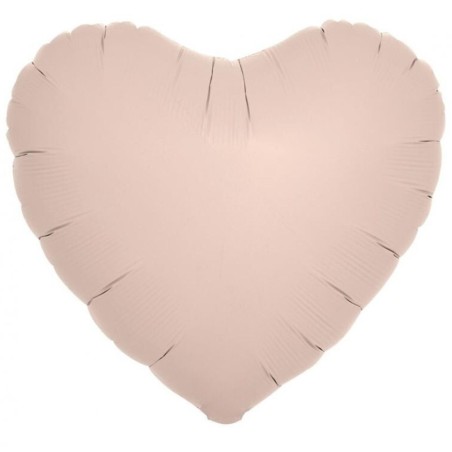 Balon foliowy różowy w kształcie "serca", 14"- 35 cm / 5 szt