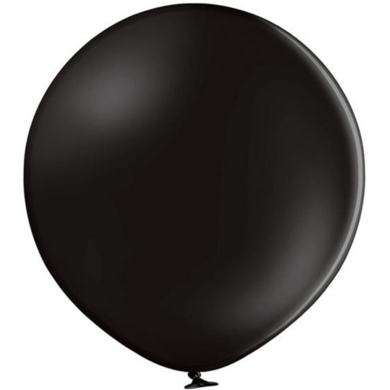Lateksowe okrągłe Balony D5 Pastel Black, 100 szt. 12 cm