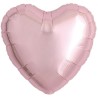 Balon foliowy różowy w kształcie "serca" metalic, 18"- 46 cm / 5 szt.