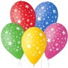 Lateksowe klasyczne wielokolorowe Balony Premium "Gwiazdki", 12"/ 5 szt.