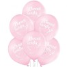 Lateksowe klasyczne różowe Balony D11 Chrzest Święty PA 004 1C2S, 6 szt.
