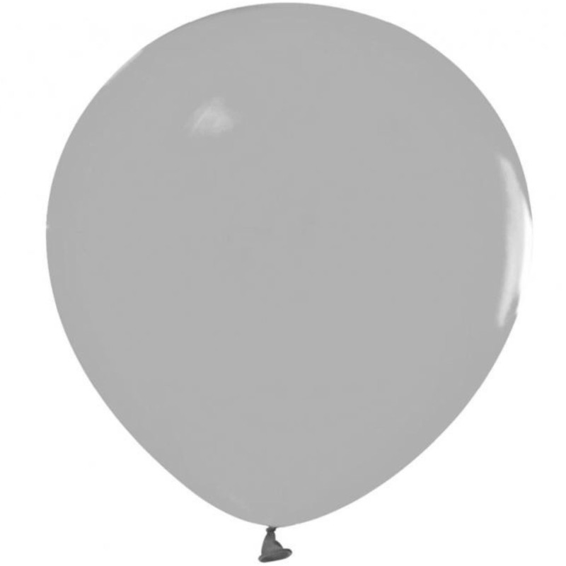 Lateksowe okrągłe Balony Beauty&Charm, pastelowe szare 5"/ 20 szt.