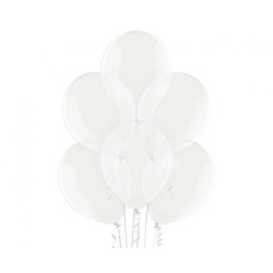 Lateksowe klasyczne przezroczyste Balony B105 Crystal Clear 50 szt. 30 cm.