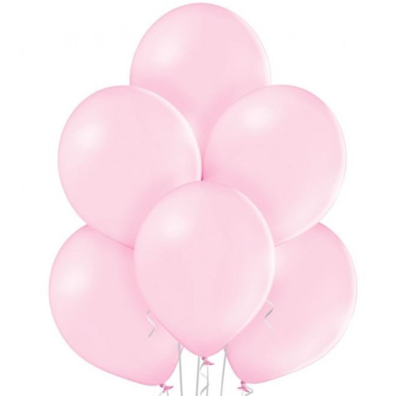 Lateksowe klasyczne różowe Balony B105 Pastel Pink 100 szt. 30 cm. 12"