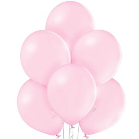 Lateksowe klasyczne różowe Balony B105 Pastel Pink 100 szt. 30 cm. 12"