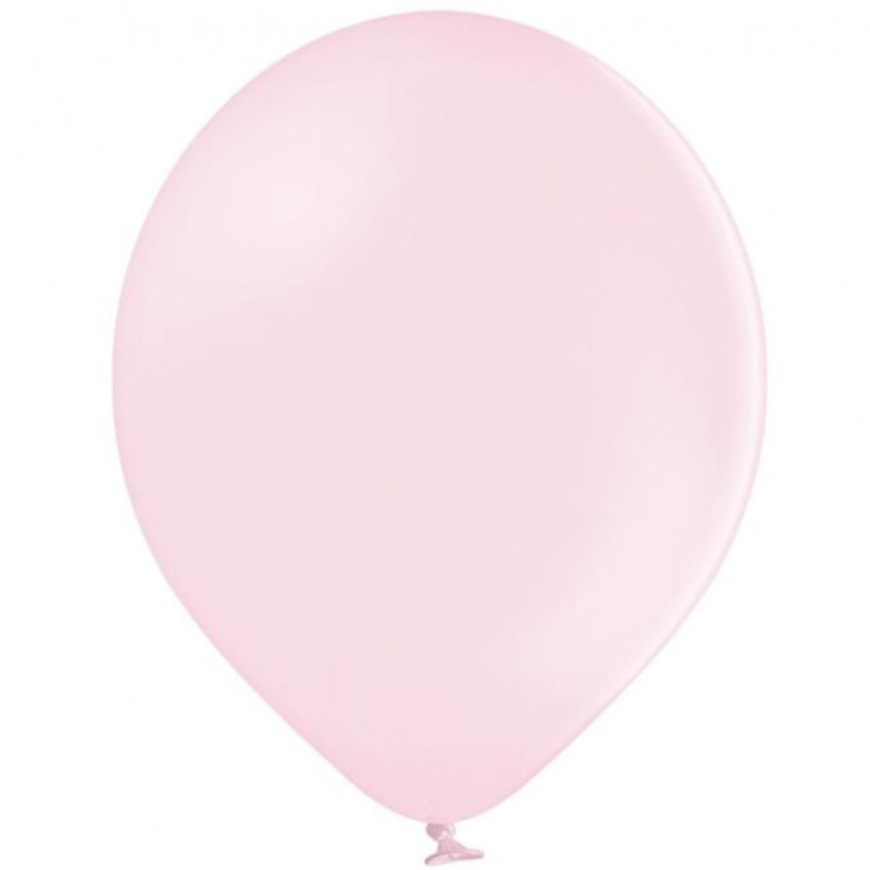 Lateksowe klasyczne różowe Balony B85 Pastel Soft Pink 50 szt. 25 cm.