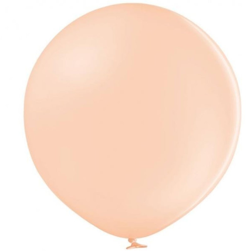 Lateksowe okrągłe cieliste Balony D5 Pastel Peach Cream, 100 szt. 12 cm. 5"