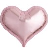 Balon foliowy różowy w kształcie "serca" metalic, 18"- 46 cm / 5 szt.