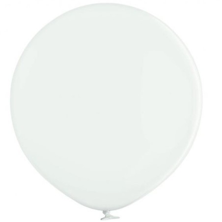 Lateksowe okrągłe białe Balony D5 Pastel White, 100 szt. 13 cm. 5"