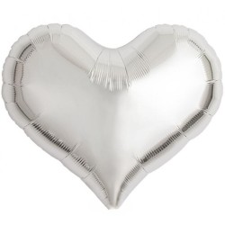 Balon foliowy srebrny w...