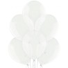 Lateksowe klasyczne przezroczyste Balony B105 Crystal Clear 50 szt. 30 cm.