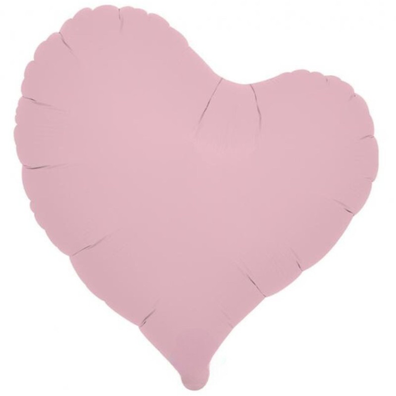 Balon foliowy różowy w kształcie "serca", 14"- 35 cm / 5 szt.