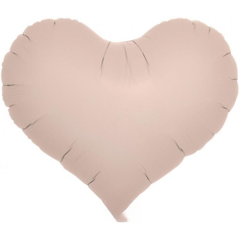 Balon foliowy różowy w kształcie "serca", 14"- 35 cm / 5 szt.