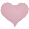 Balon foliowy różowy w kształcie "serca", 14"- 35 cm / 5 szt.