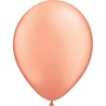 Foliowy balon metal różowo-złoty, 11"- 28 cm / 25 szt.