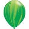 Foliowy balon zielony, 11"- 28 cm / 25 szt.