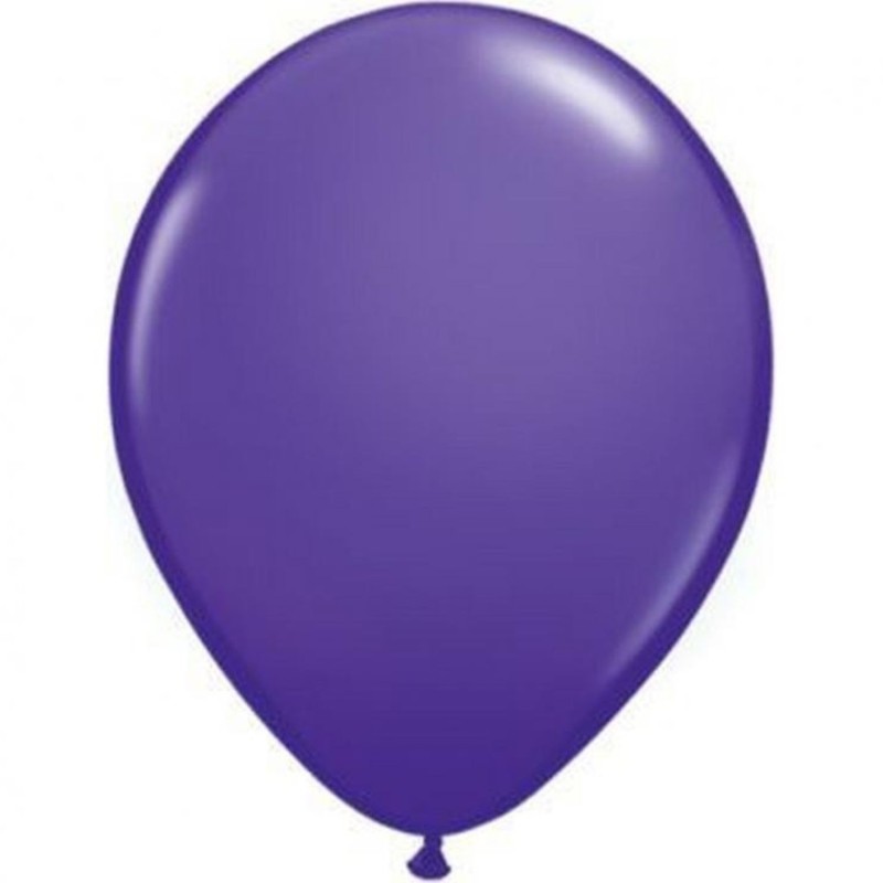 Foliowy balon fioletowy, 11"- 28 cm / 25 szt.