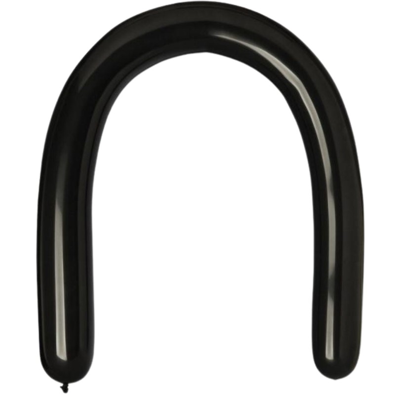 Lateksowe do modelowania Balony D6 - Rurki włoskie, typ 350, czarne 14/ 100 szt.