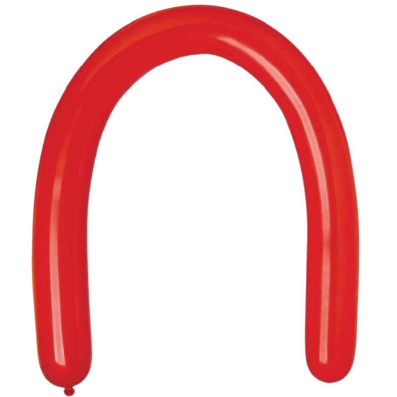 Lateksowe do modelowania Balony D6 - Rurki włoskie, typ 350, czerwone 45/ 100 szt.