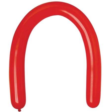 Lateksowe do modelowania Balony D6 - Rurki włoskie, typ 350, czerwone 45/ 100 szt.