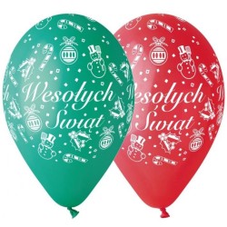 Lateksowe świąteczne Balony...