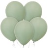 Klasyczne lateksowe Balony Beauty&Charm, pastelowe szaro-zielone 12"/ 50 szt.