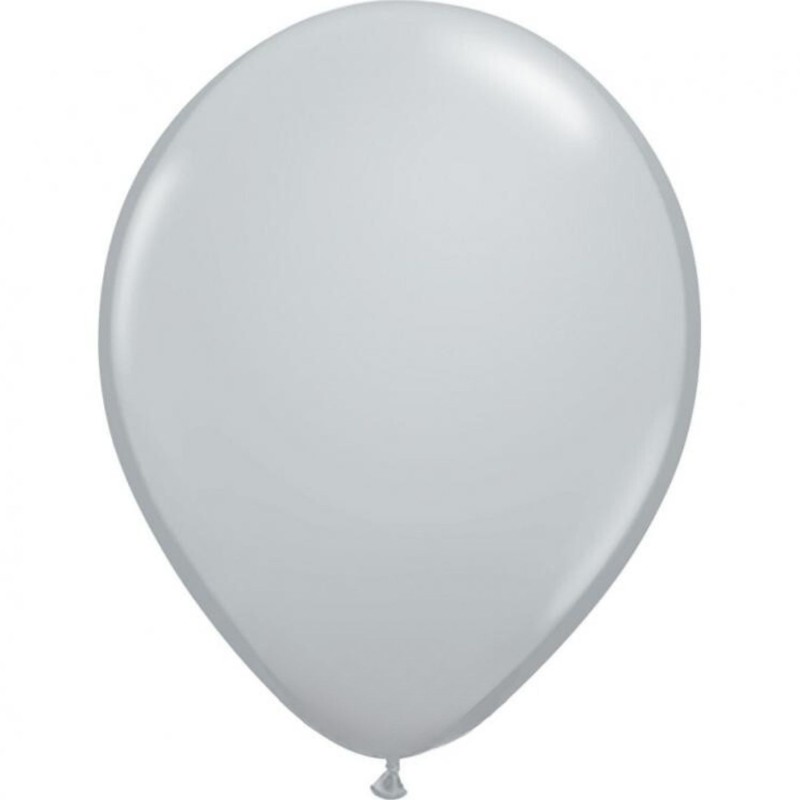 Foliowy balon szary, 11"- 28 cm / 100 szt.