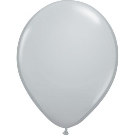 Foliowy balon szary, 11"- 28 cm / 100 szt.