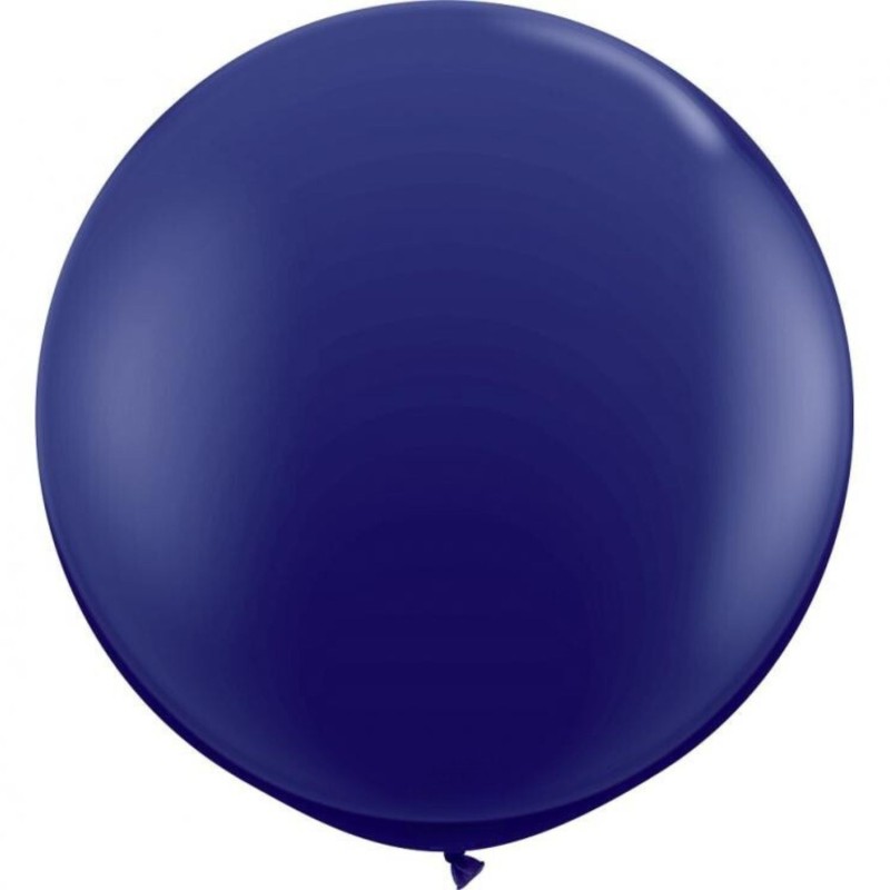 Foliowy balon fioletowy w kształcie "kuli", 36"- 91 cm / 2 szt.