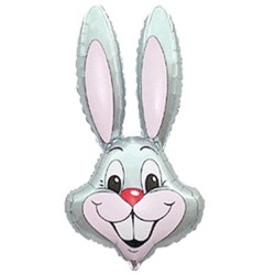 Foliowy balon szary w...