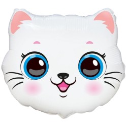 Foliowy balon biały w...