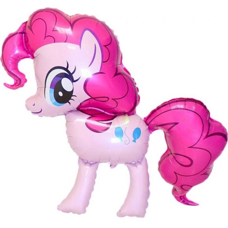 Foliowy balon różowy w kształcie "kucyka Pinkie Pie" 14" - 35 cm. 1 szt.