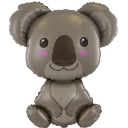 Foliowy balon szary w...