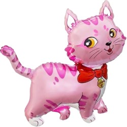 Foliowy balon różowy w...