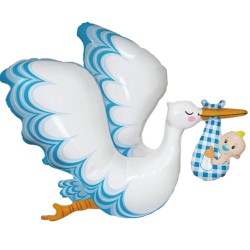 Foliowy balon niebieski w...