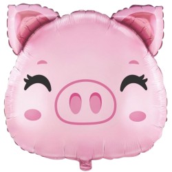 Foliowy balon różowy w...