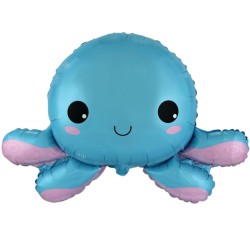 Foliowy balon niebieski w...