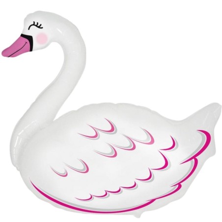 Foliowy balon żółty w kształcie "Łabędzia" 24" - 61 cm. 1 szt.