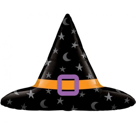 Balon foliowy 40" QL SHP "Kapelusz Czarownicy" na magiczne imprezy bądź urodziny