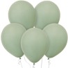 Lateksowe klasyczne Balony Beauty&Charm, pastelowe szaro-zielone 12"/ 10 szt.