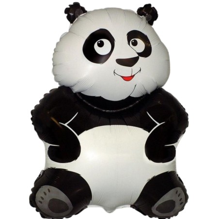 Foliowy balon czarno-biały w kształcie "Pandy" 24" - 61 cm. 1 szt.