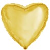 Foliowy w kształcie serca Balon foliowy JUMBO FX -  (złote) 1 szt.