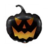 Czarny Balon foliowy w kształcie dyni 35" QL SHP  Black Jack Halloween 1 szt.