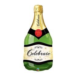 Balon foliowy 39" QL SHP "Butelka Szampana" ST ASORT 1 szt.